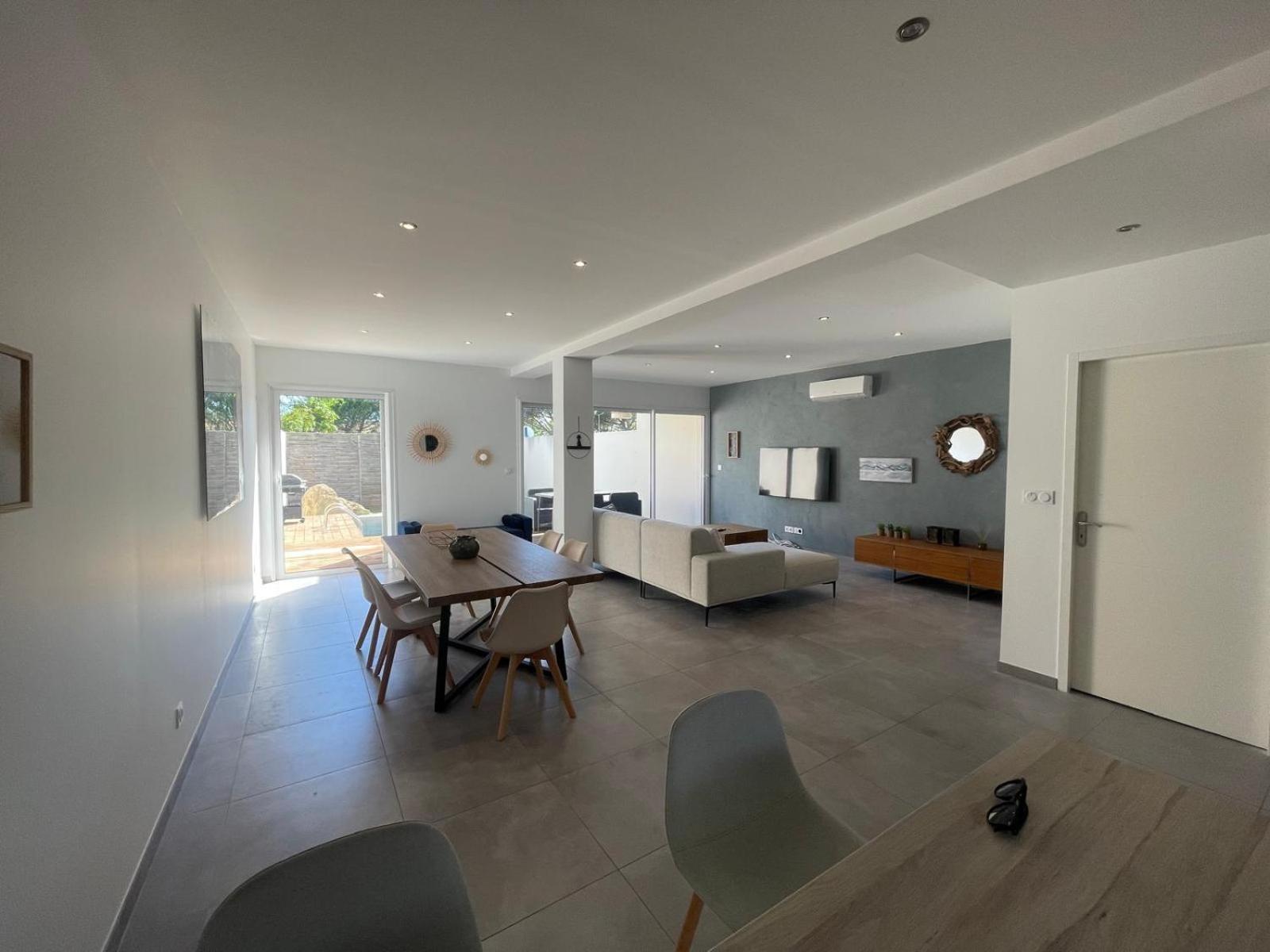 Villa Design Cap Dagde Piscine Et Plage Le Grau-dʼAgde Extérieur photo